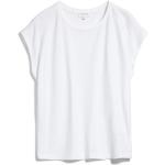 Weiße Langärmelige Armedangels Bio Nachhaltige T-Shirts aus Baumwolle für Damen Größe M 