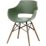 Grüne Moderne Topdesign Armlehnstühle aus Massivholz mit Armlehne Breite 50-100cm, Höhe 50-100cm, Tiefe 50-100cm 4-teilig 