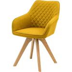 Gelbe Gesteppte Moderne Rodario Armlehnstühle mit Armlehne Breite 50-100cm, Höhe 50-100cm, Tiefe 50-100cm 2-teilig 