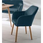Reduzierte Blaue Moderne Mørteens Armlehnstühle geölt aus Massivholz Breite 50-100cm, Höhe 50-100cm, Tiefe 50-100cm 