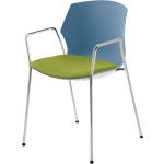 Blaue Mayer Sitzmöbel Armlehnstühle aus Textil Breite 50-100cm, Höhe 50-100cm, Tiefe 50-100cm 