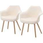 Reduzierte Weiße Moderne Mørteens Armlehnstühle aus Holz Breite 50-100cm, Höhe 50-100cm, Tiefe 50-100cm 2-teilig 