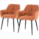 Reduzierte Orange kollected Armlehnstühle aus Massivholz Breite 0-50cm, Höhe 50-100cm, Tiefe 50-100cm 2-teilig 