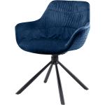 Blaue SalesFever Armlehnstühle aus Textil Breite 50-100cm, Höhe 50-100cm, Tiefe 50-100cm 