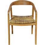 Braune Skandinavische Möbel Exclusive Rattanstühle lackiert aus Massivholz mit Armlehne Breite 50-100cm, Höhe 50-100cm, Tiefe 50-100cm 