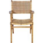 Braune Skandinavische Möbel Exclusive Rattanstühle lackiert aus Massivholz mit Armlehne Breite 50-100cm, Höhe 50-100cm, Tiefe 50-100cm 
