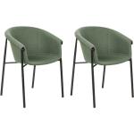 Reduzierte Grüne Moderne Armlehnstühle gepolstert Breite 50-100cm, Höhe 50-100cm 