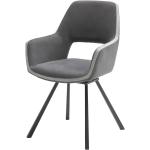 Anthrazitfarbene Moderne MCA furniture Armlehnstühle aus Stoff mit Armlehne Breite 50-100cm, Höhe 50-100cm, Tiefe 50-100cm 