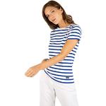 Weiße ARMOR-LUX T-Shirts für Damen Größe L 
