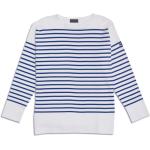 Royalblaue Gestreifte Maritime Langärmelige ARMOR-LUX T-Shirts aus Baumwolle maschinenwaschbar für Herren Größe S 