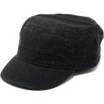 Schwarze Sportliche Stetson Army-Caps für Herren Größe L für den für den Frühling 