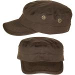 Braune Army-Caps aus Baumwolle für Herren Größe XXL 