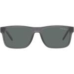 Graue Arnette Rechteckige Sonnenbrillen polarisiert aus Kunststoff für Herren 