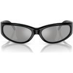 Schwarze Arnette Runde Sonnenbrillen polarisiert aus Kunststoff für Herren 