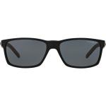 Schwarze Arnette Slickster Rechteckige Sonnenbrillen polarisiert aus Kunststoff für Herren 