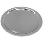 Silberne ARO Artländer Runde Serviertabletts 35 cm aus Stahl 