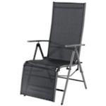 Schwarze ARO Artländer Liegestühle pulverbeschichtet aus Stahl klappbar Breite 50-100cm, Höhe 50-100cm, Tiefe 50-100cm 