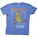 Arrested Development Distressed Bluth's Original Frozen Banana Royal Blue Heather Mens T-shirt (Adult XX-Large)