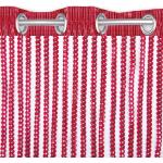 Rote Fadenvorhänge aus Polyester 