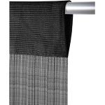 Schwarze Moderne Fadenvorhänge aus Textil 
