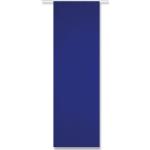 Blaue Schiebegardinen & Schiebevorhänge aus Polyester mit Klettband 