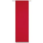 Rote Motiv Schiebegardinen & Schiebevorhänge strukturiert aus Polyester mit Klettband 