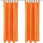 Orange Unifarbene Schlaufenschals & Ösenschals strukturiert aus Polyester blickdicht 