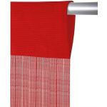 Rote Unifarbene Moderne Fadenvorhänge aus Polyester 
