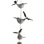 10 cm Deko-Vögel für den Garten aus Holz 