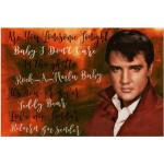 Elvis Presley Rechteckige Leinwandbilder 80x120 