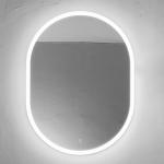 Weiße Ovale Badspiegel & Badezimmerspiegel LED beleuchtet 