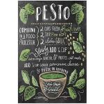 artboxONE Poster 30x20 cm Typografie Pesto hochwertiger Design Kunstdruck - Bild Pesto Essen Italien