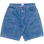 Blaue Jeans-Shorts aus Denim für den für den Sommer 