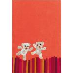 Rote Arte Espina JOY Rechteckige Kinderteppiche aus Kunstfaser 