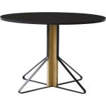 Artek - Kaari runder Tisch groß - schwarz, Holz,Laminat/HPL - 110x74x110 cm - HPL hochglanz schwarz (28305402/30-10) (603) groß