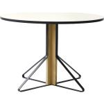 Artek - Kaari runder Tisch groß - weiß, Holz,Laminat/HPL - 110x74x110 cm - HPL hochglanz weiß (28305402/12-10) (602) groß