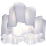 Artemide - Logico 3x 120° Deckenleuchte - weiß, unregelmäßig, max. 138 Watt, Glas - 33x21x33 cm - weiß (802) M