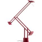 Rote Artemide Tizio Schreibtischlampen aus Metall 