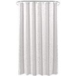 Weiße Moderne Textil-Duschvorhänge aus Textil 120x180 
