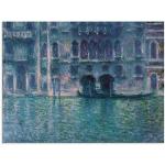 Glasbild ARTLAND "Der Palazzo de Mula in Venedig. 1908" Bilder blau Glasbilder