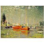 Porzellan Vase Goebel Artis Orbis Claude Monet "Die roten Boote Argenteuil"