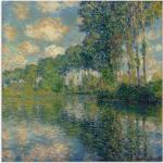 Blaue Impressionistische Artland Claude Monet Landschaftsbilder 20x20 
