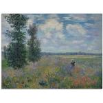 Bunte Moderne Artland Claude Monet Acrylglasbilder 60x80 