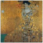 Goldene Jugendstil Artland Adele Quadratische Acrylglasbilder aus Glas 30x30 