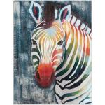 Artland Glasbild »Prisma Zebra II«, Wildtiere (1 Stück), grau