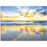 Blaue Artland Sonnenaufgang Acrylglasbilder aus Glas 60x80 