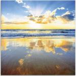 Blaue Artland Sonnenaufgang Sonnenaufgang Bilder mit Meer-Motiv 20x20 