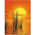Orange Zeitgenössische Artland Sonnenaufgang Sonnenaufgang Bilder Hochformat 60x80 