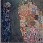 Bunte Art Deco Artland Gustav Klimt Glasbilder 40x40 
