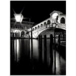 Schwarze Artland Acrylglasbilder mit Venedig-Motiv aus Glas Hochformat 60x80 